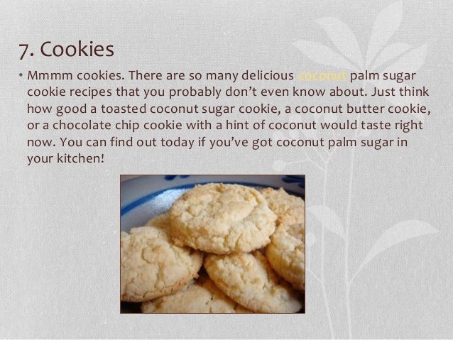 Coconut palm sugar cookie recipes Coconut palm sugar cookie recipes